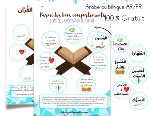 Mes affichages interactifs « les bons comportements lors de la lecture du quran »