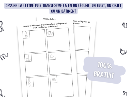 astuce écriture : alphabet dessiné (français)